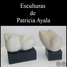 Pareja de palomas y Paloma Solitaria - Esculturas de Patricia Ayala